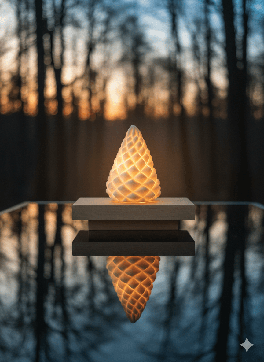 Pineal Lamp Front View